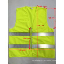 Reflective Vest with Zipper Closure, Factory in Ningbo, China